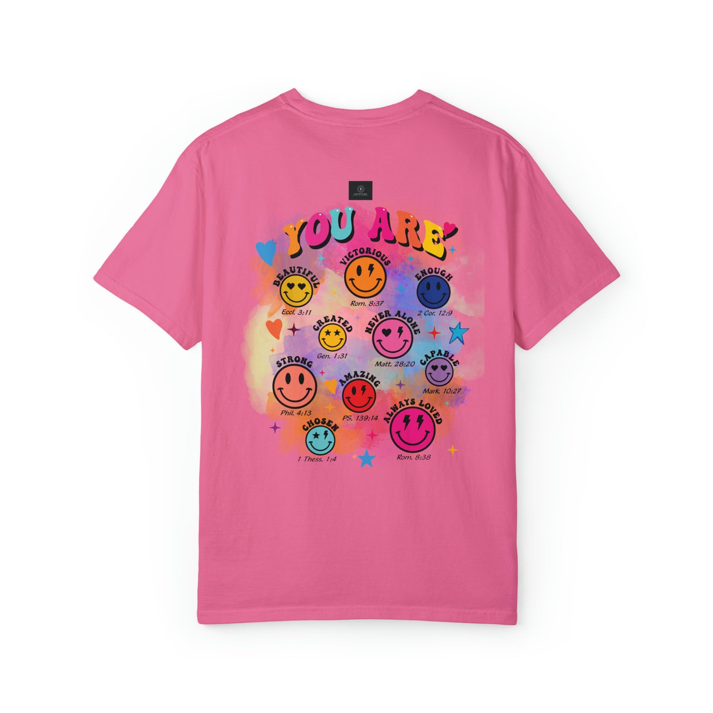 Jesus Smiley Unisex Garment-Dyed T-shirt