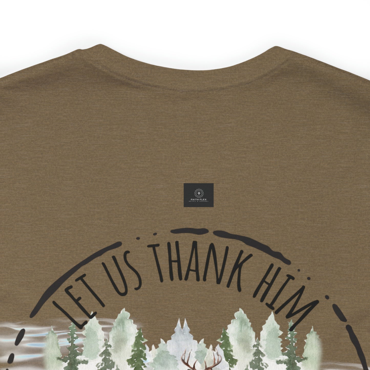 Let us thank Him for our food- Hunting Short Sleeve Tee
