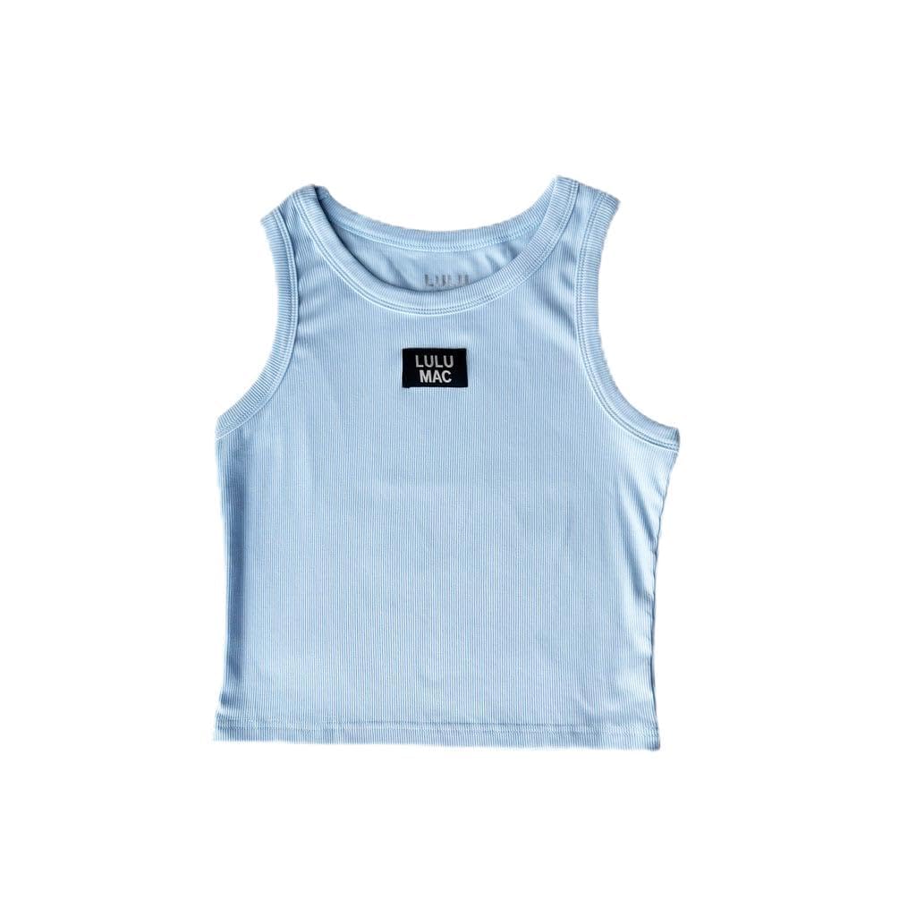 LULU MAC Kids Solid Color Tank Tee T-Shirt- Youth