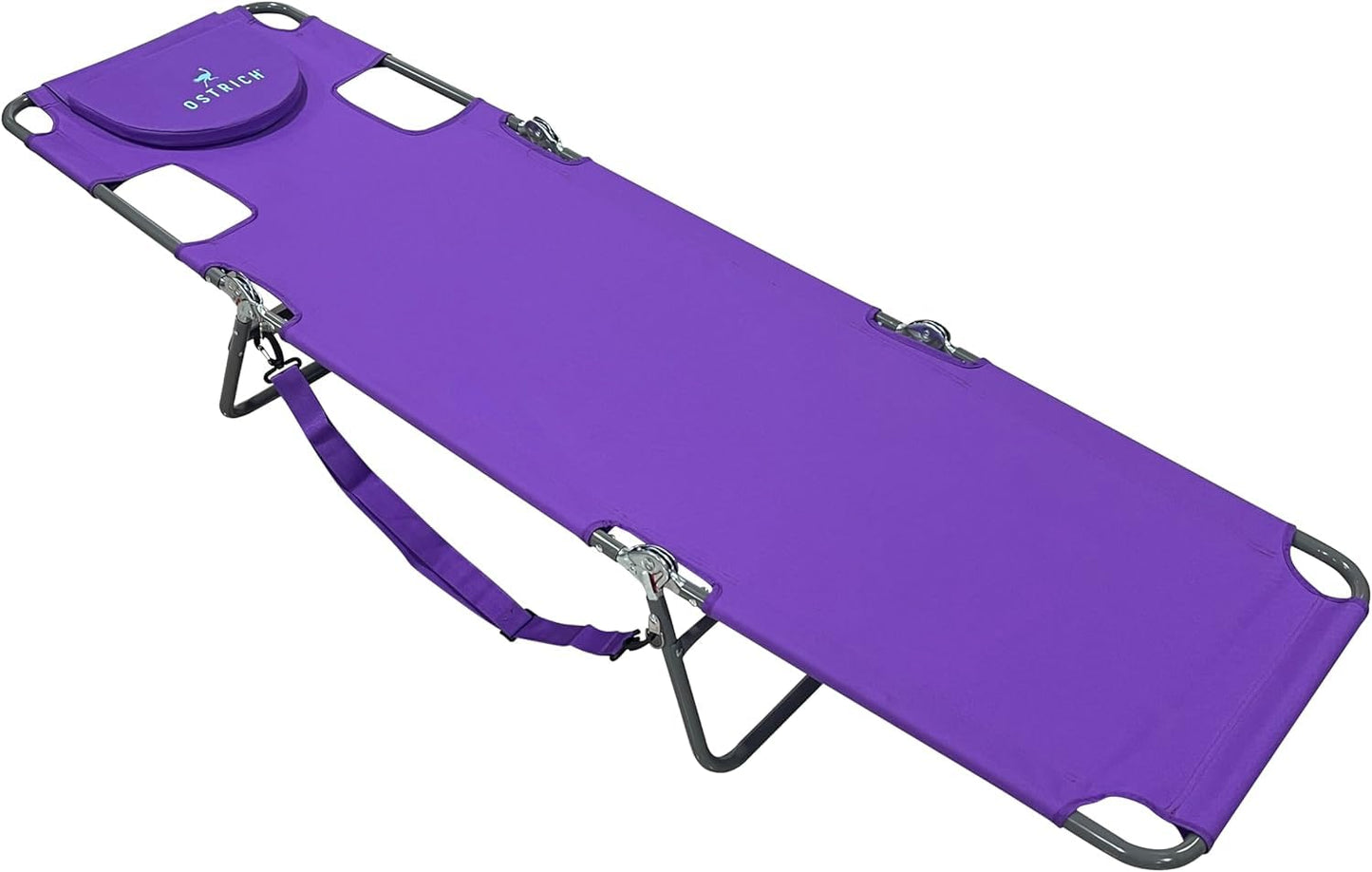 Ostrich the Original Chaise 72 x 22 Inch Lounge Portable Reclining Lounger, Outdoor Patio, Beach, Lawn, Camping, or Pool Tanning Chair, Teal