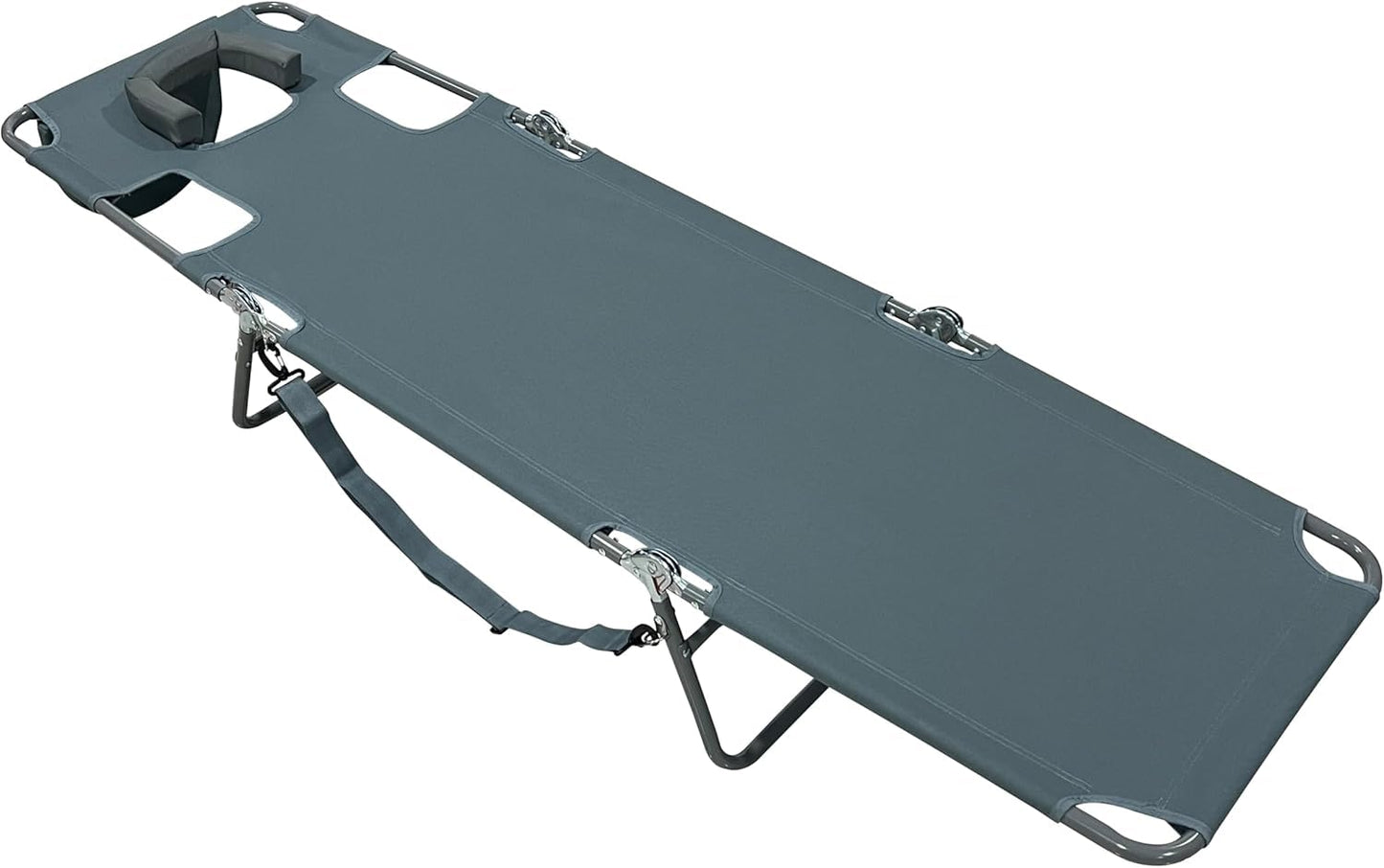 Ostrich the Original Chaise 72 x 22 Inch Lounge Portable Reclining Lounger, Outdoor Patio, Beach, Lawn, Camping, or Pool Tanning Chair, Teal