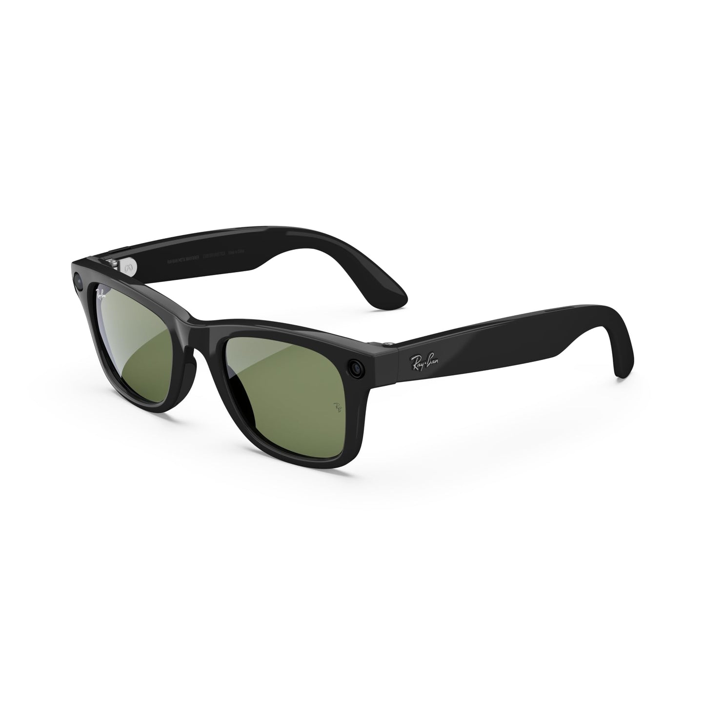 Ray-Ban Meta (Gen 1), Wayfarer, Matte Black | Smart AI Glasses for Men, Women — 12 MP Ultra-Wide Camera, Open-Ear Audio, Video Recording, Bluetooth — Polarized Gradient Graphite Lenses — Sunglasses