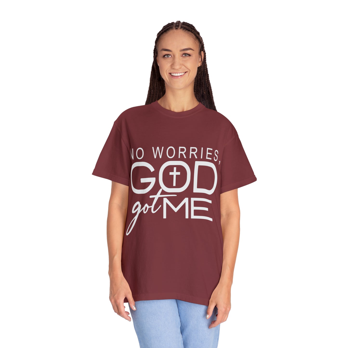 Gods got me  Unisex Garment-Dyed T-shirt