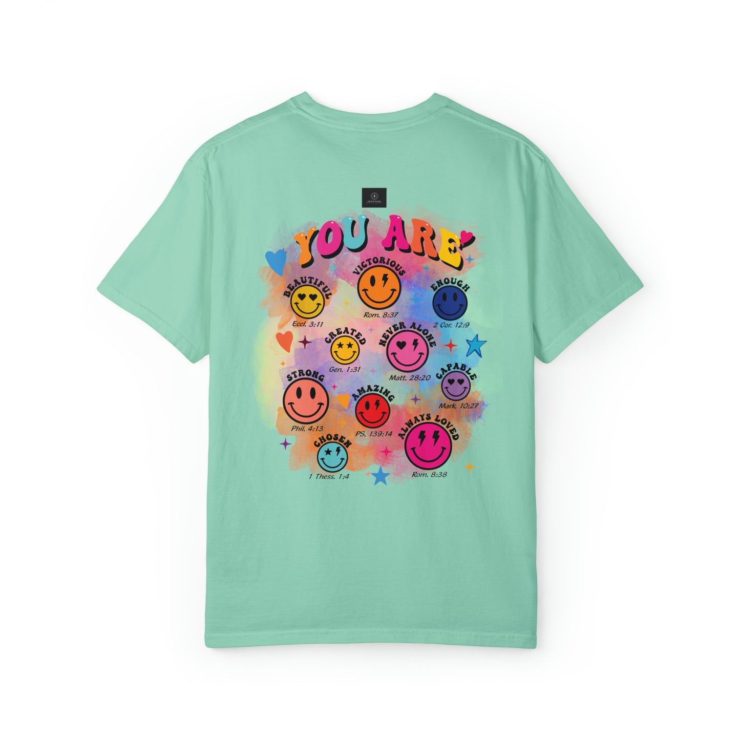 Jesus Smiley Unisex Garment-Dyed T-shirt