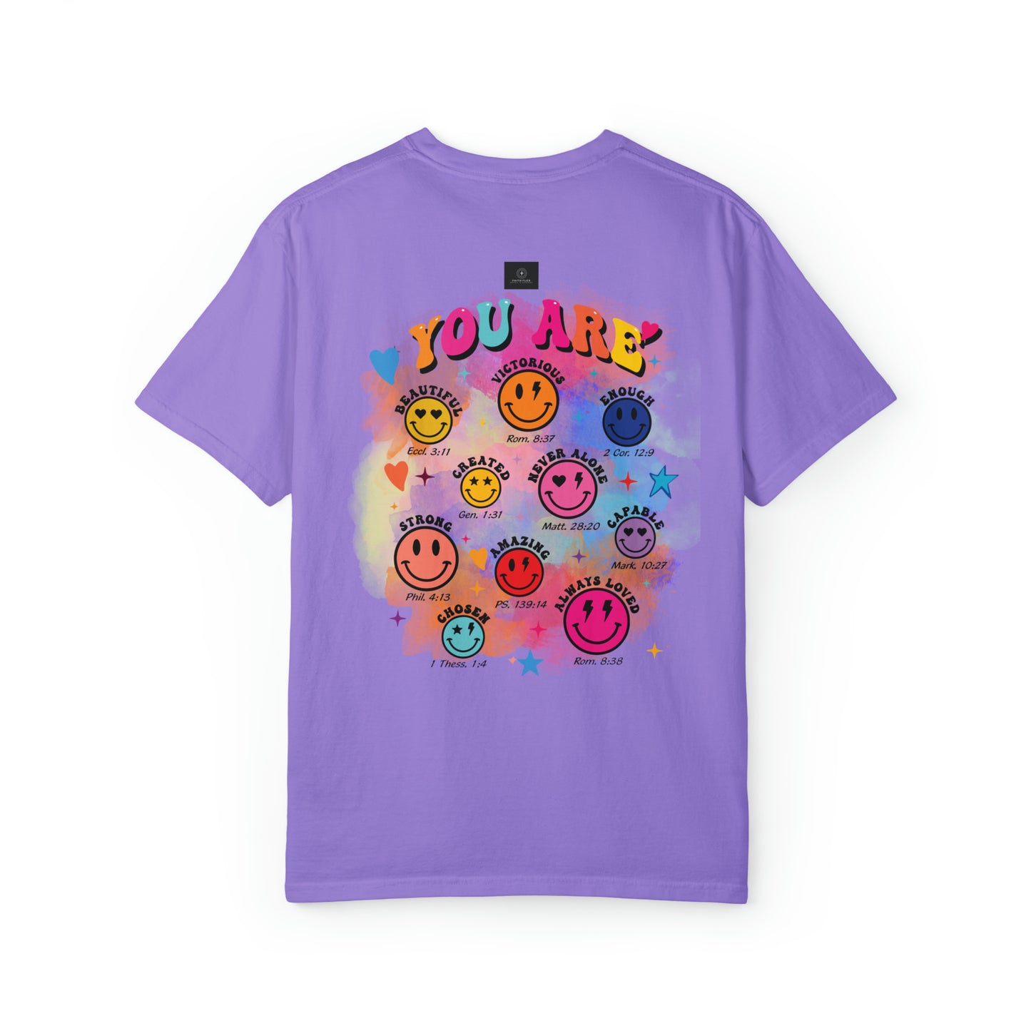 Jesus Smiley Unisex Garment-Dyed T-shirt