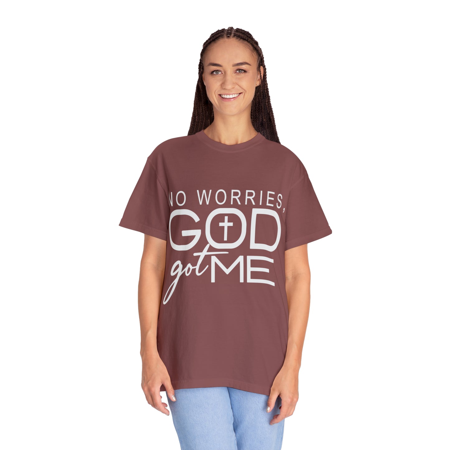 Gods got me  Unisex Garment-Dyed T-shirt