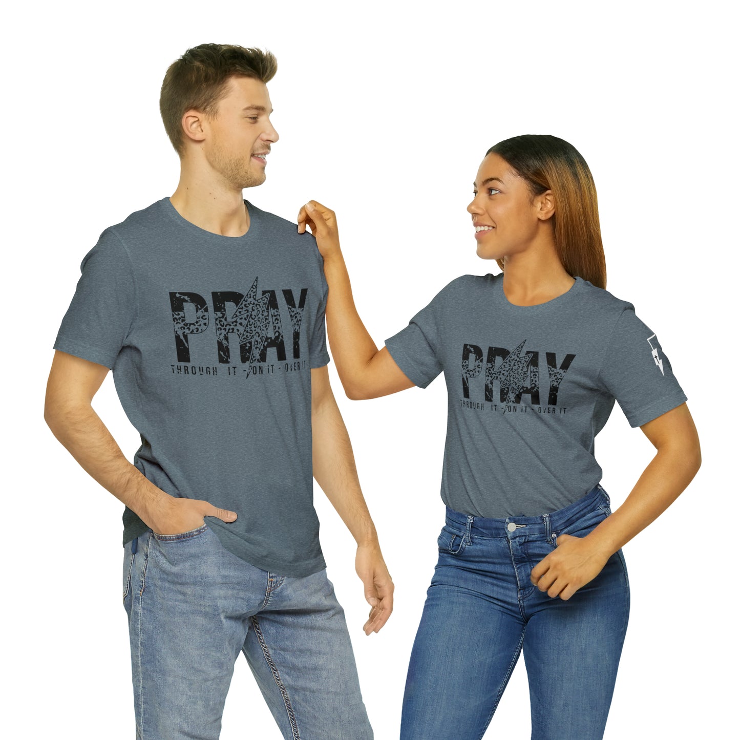 Pray Bolt Sleeve Tee