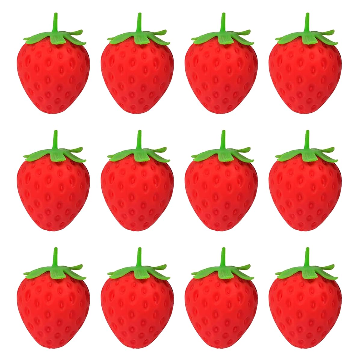 Strawberry Squishy, Strawberry Squishy Sensory Fidget Giant Jumbo Big Slow Rising Stress Ball Squeeze Toy Fruit Realistic for Relief, Adults Kids Gifts Party Favor (1pcs)