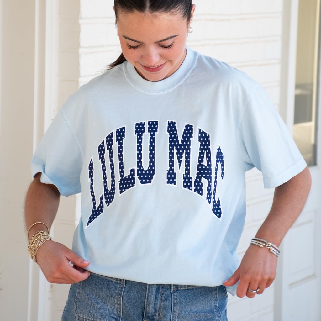 LULU MAC Polka Dot Comfort Colors T-Shirt - Adult