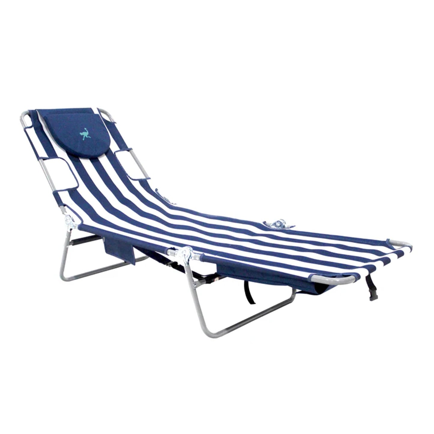 Ostrich the Original Chaise 72 x 22 Inch Lounge Portable Reclining Lounger, Outdoor Patio, Beach, Lawn, Camping, or Pool Tanning Chair, Teal