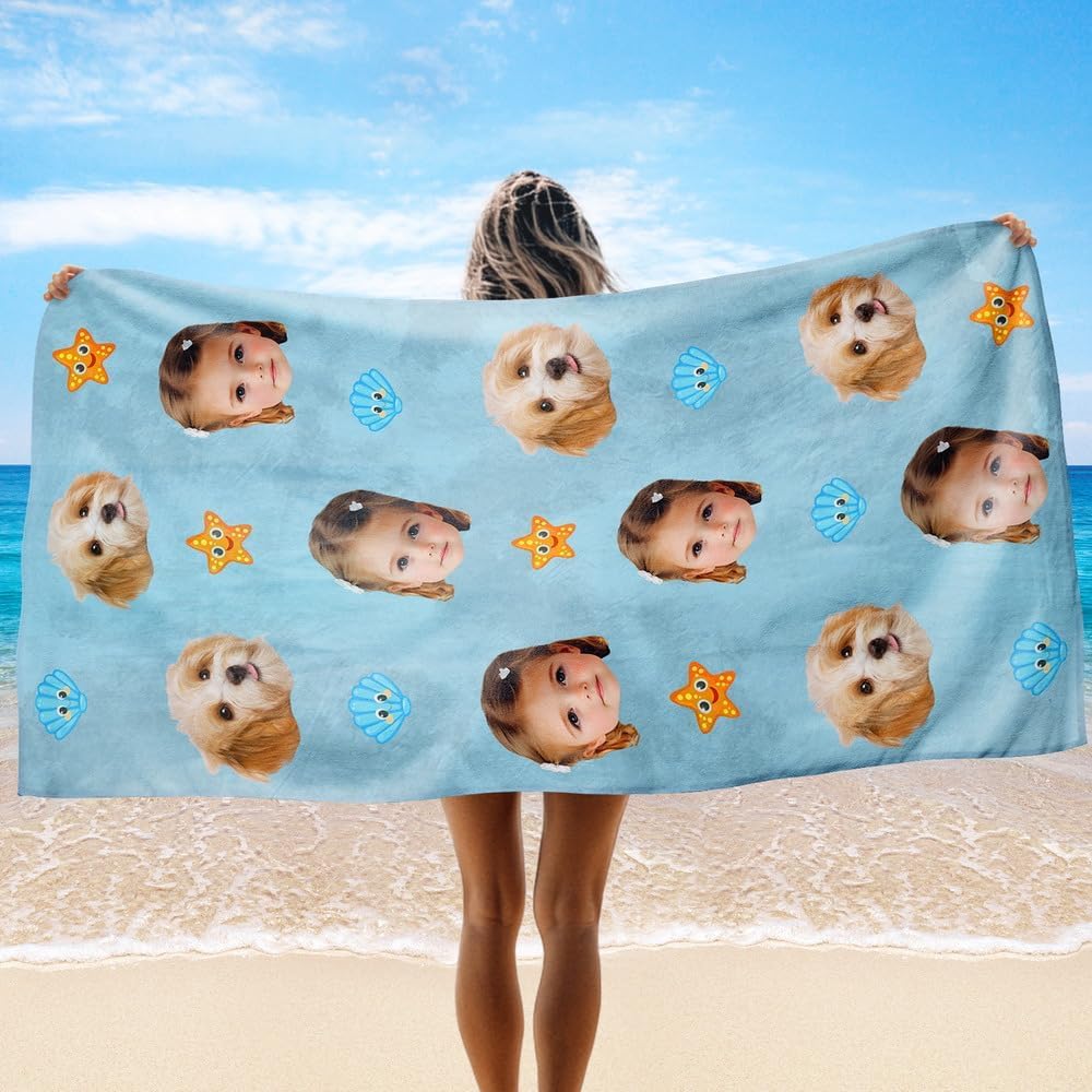 Personalized Beach Towels for Kids - Custom Ice Cream Drip Baseball Beach Towel for Boys,Customized Ultra Absorbent Super Soft Swim/Pool Towel,Team Gift,Youth Baseball Gift for Boys