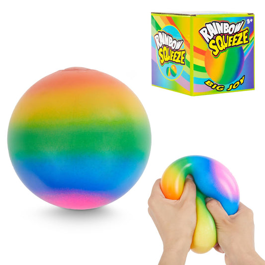 Giant 4 Inches Jumbo Stress Balls for Adults Anxiety Relief, Nedoh Balls Squishy Balls Fidget Squeeze Squish Big Ball for Anti-Stress