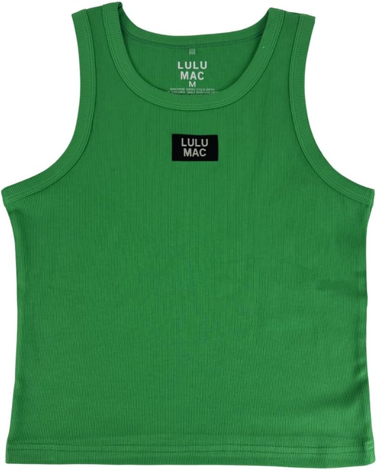 LULU MAC Solid Color OG Tank Top ogo- Adult
