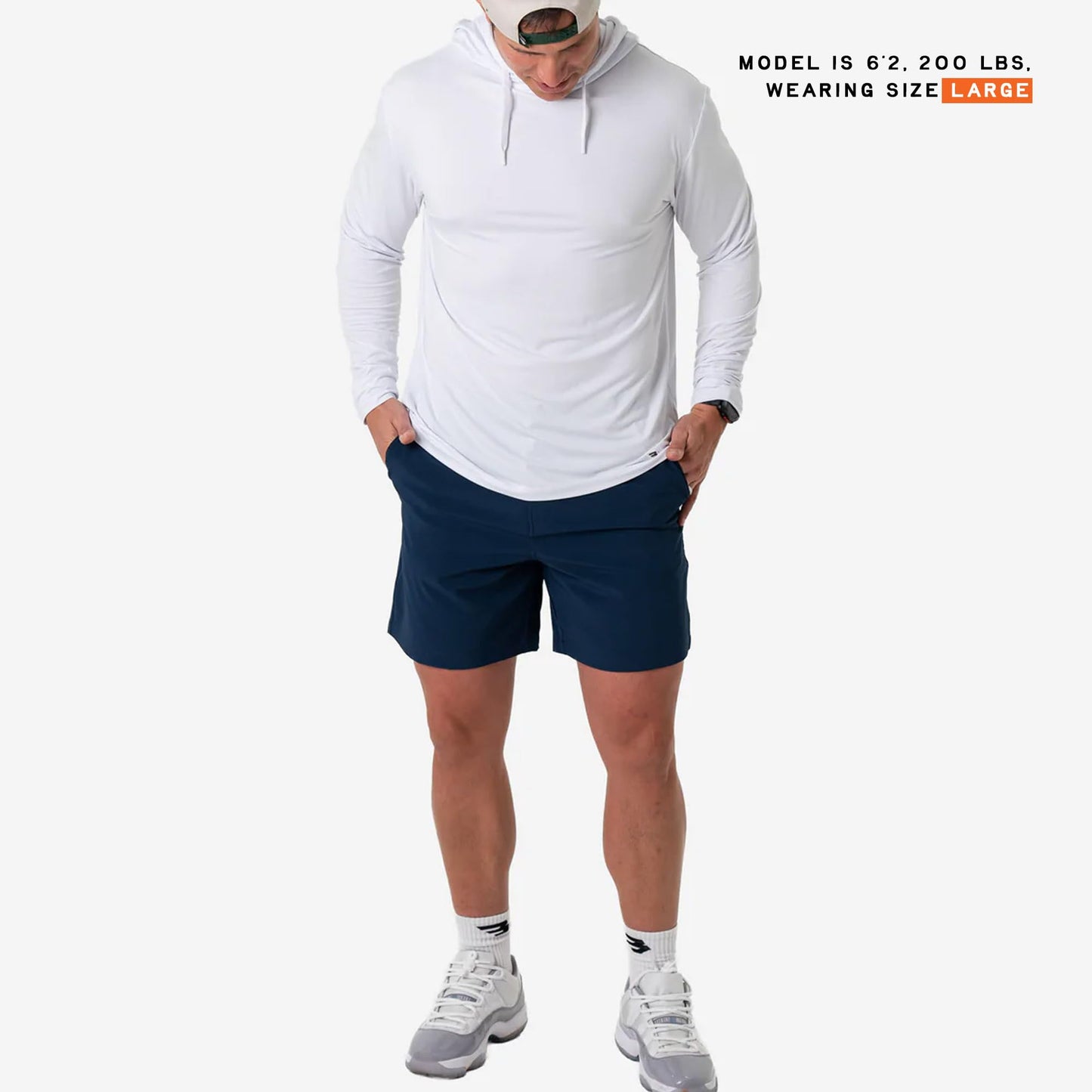 BURLEBO Men’s Everyday Shorts – Lightweight Casual Shorts with Stretch Fabric and Functional Pockets