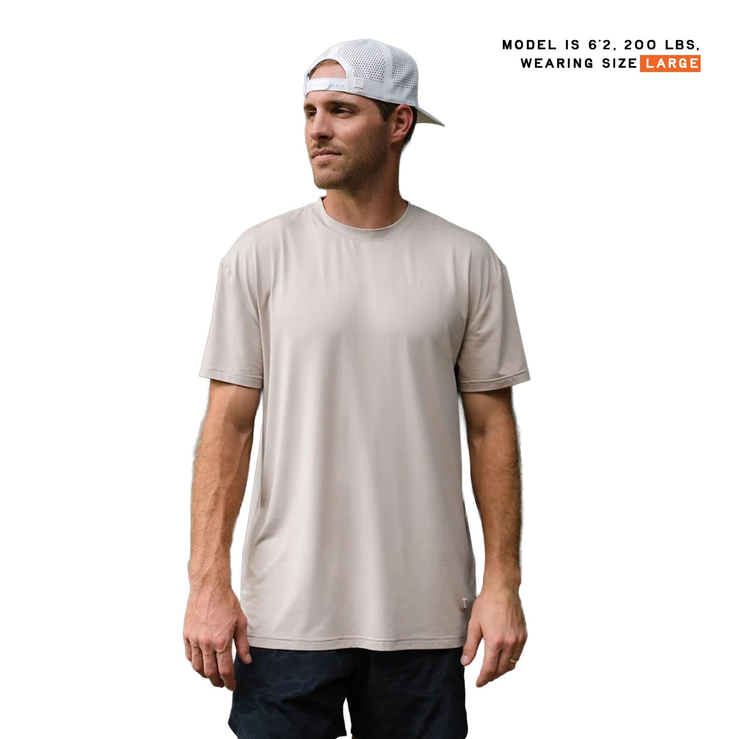 Burlebo Go to Tee – Men’s Lightweight Performance Shirt with UPF 50 Sun Protection