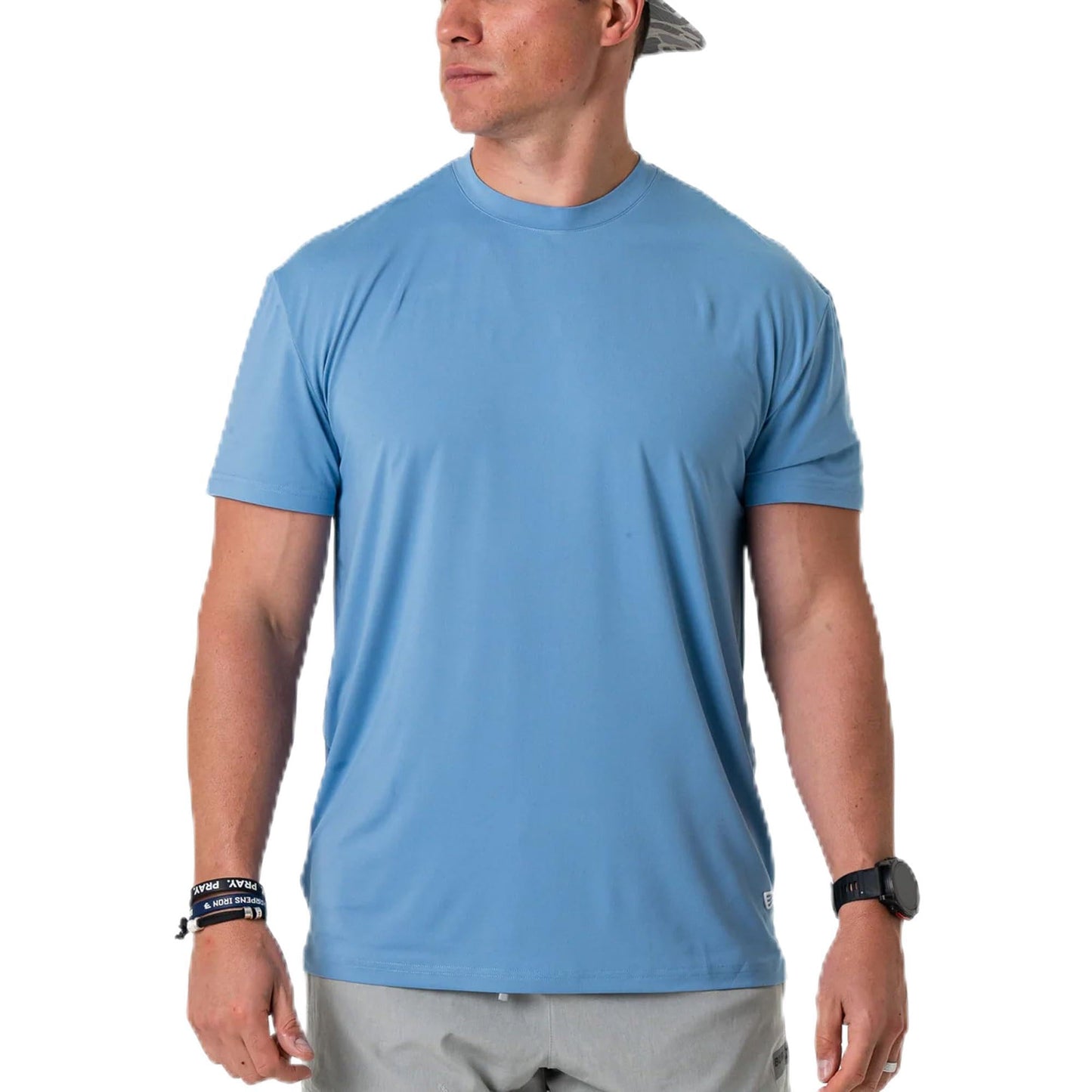 Burlebo Go to Tee – Men’s Lightweight Performance Shirt with UPF 50 Sun Protection