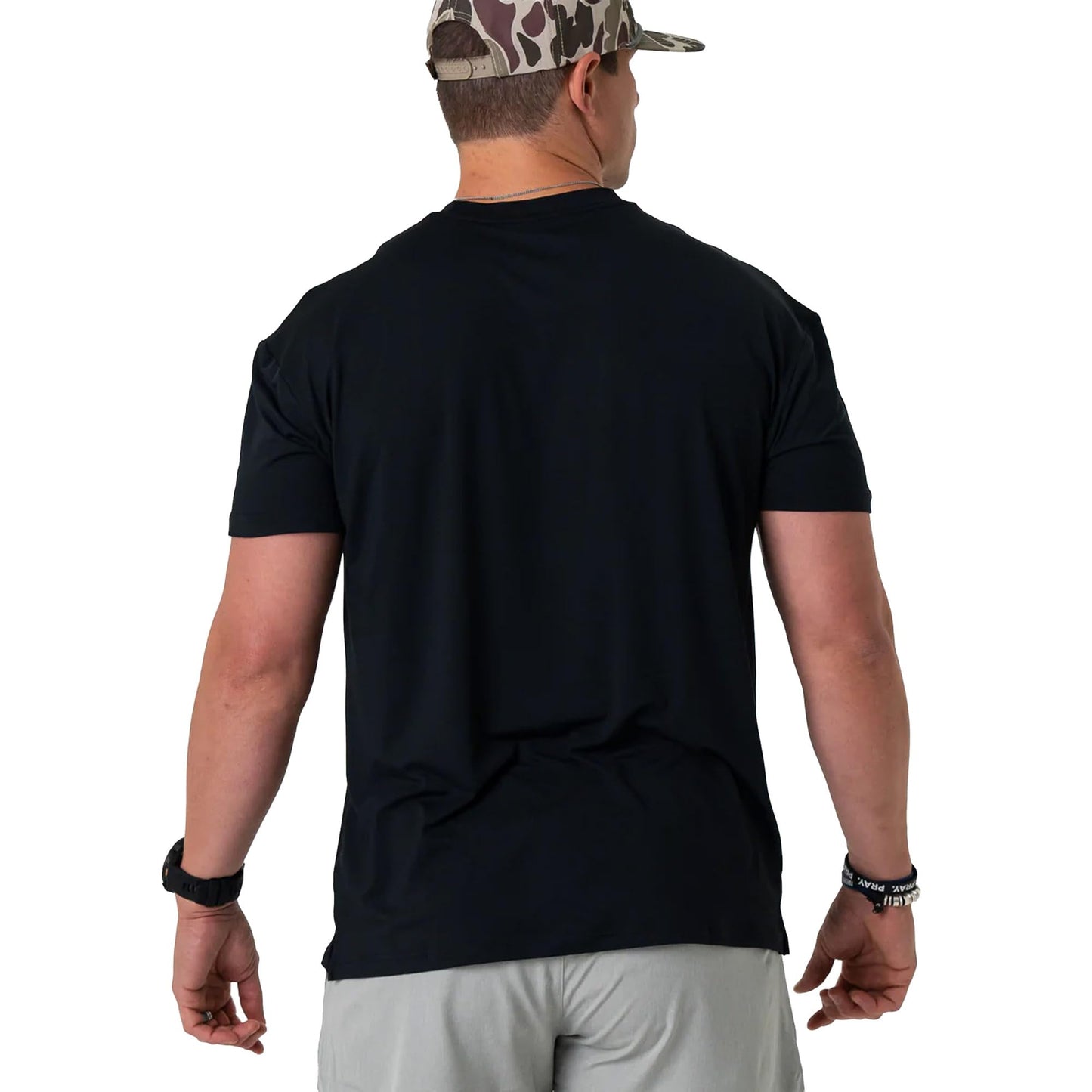 Burlebo Go to Tee – Men’s Lightweight Performance Shirt with UPF 50 Sun Protection