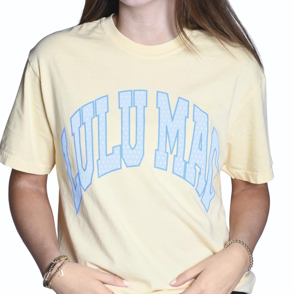 LULU MAC Polka Dot Comfort Colors T-Shirt - Adult