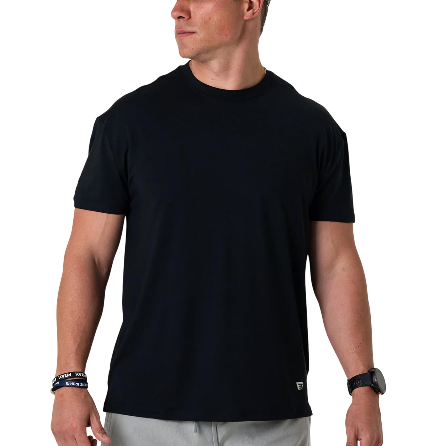 Burlebo Go to Tee – Men’s Lightweight Performance Shirt with UPF 50 Sun Protection