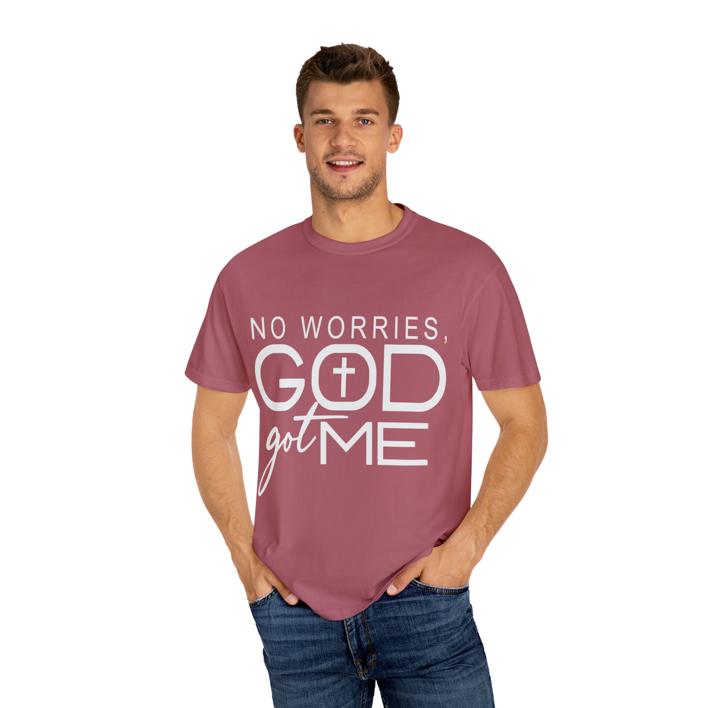 Gods got me  Unisex Garment-Dyed T-shirt
