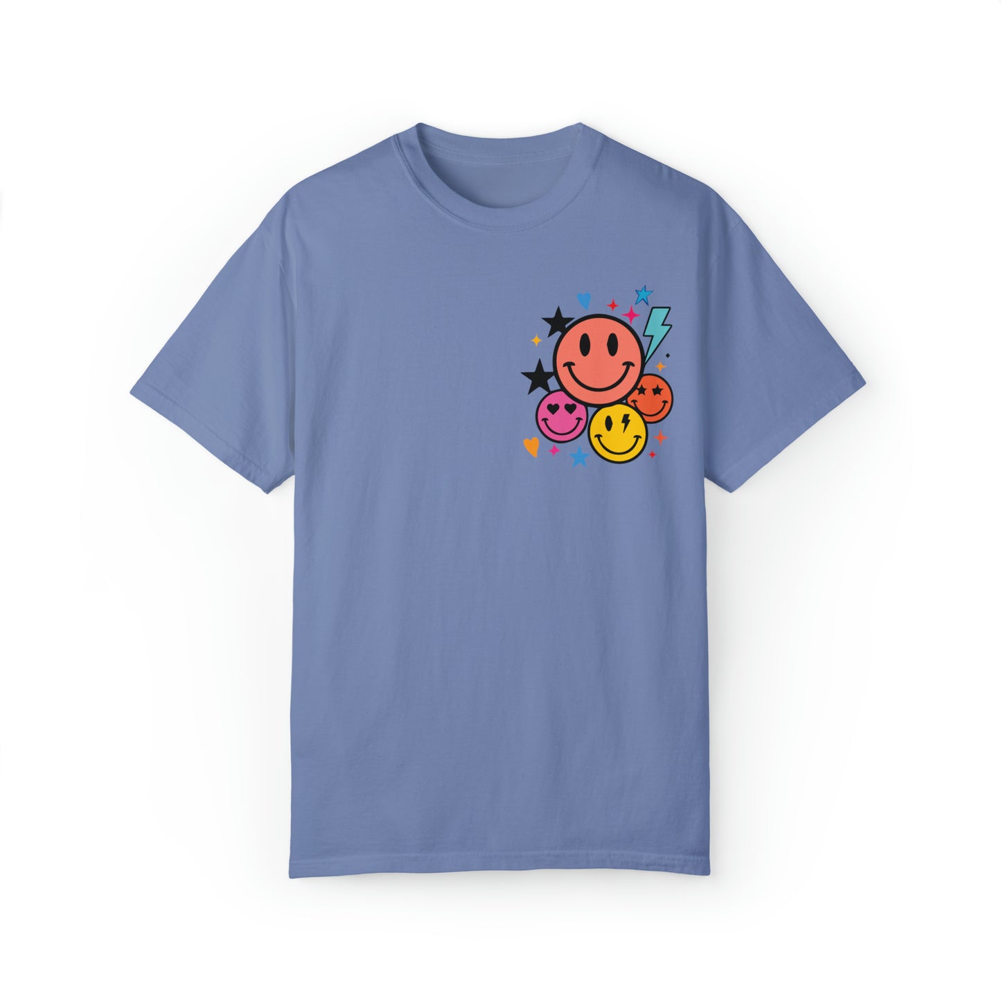 Jesus Smiley Unisex Garment-Dyed T-shirt