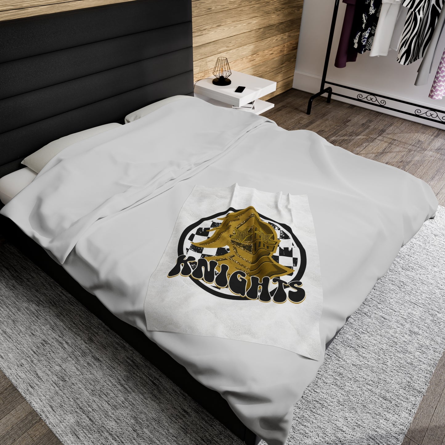 Knight Velveteen Plush Blanket