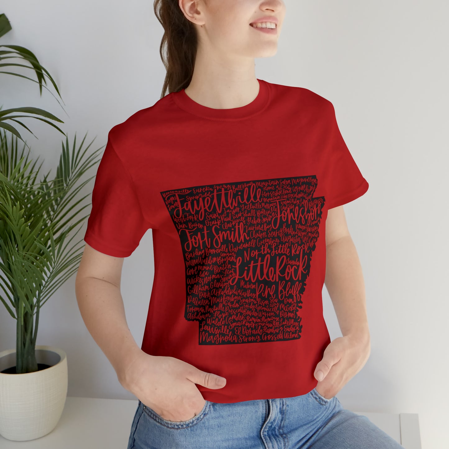 Arkansas Unisex Jersey Short Sleeve Tee