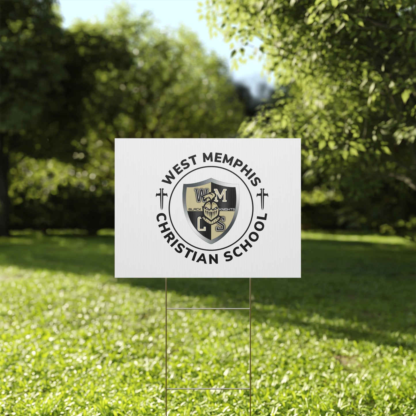 Plastic Yard Sign