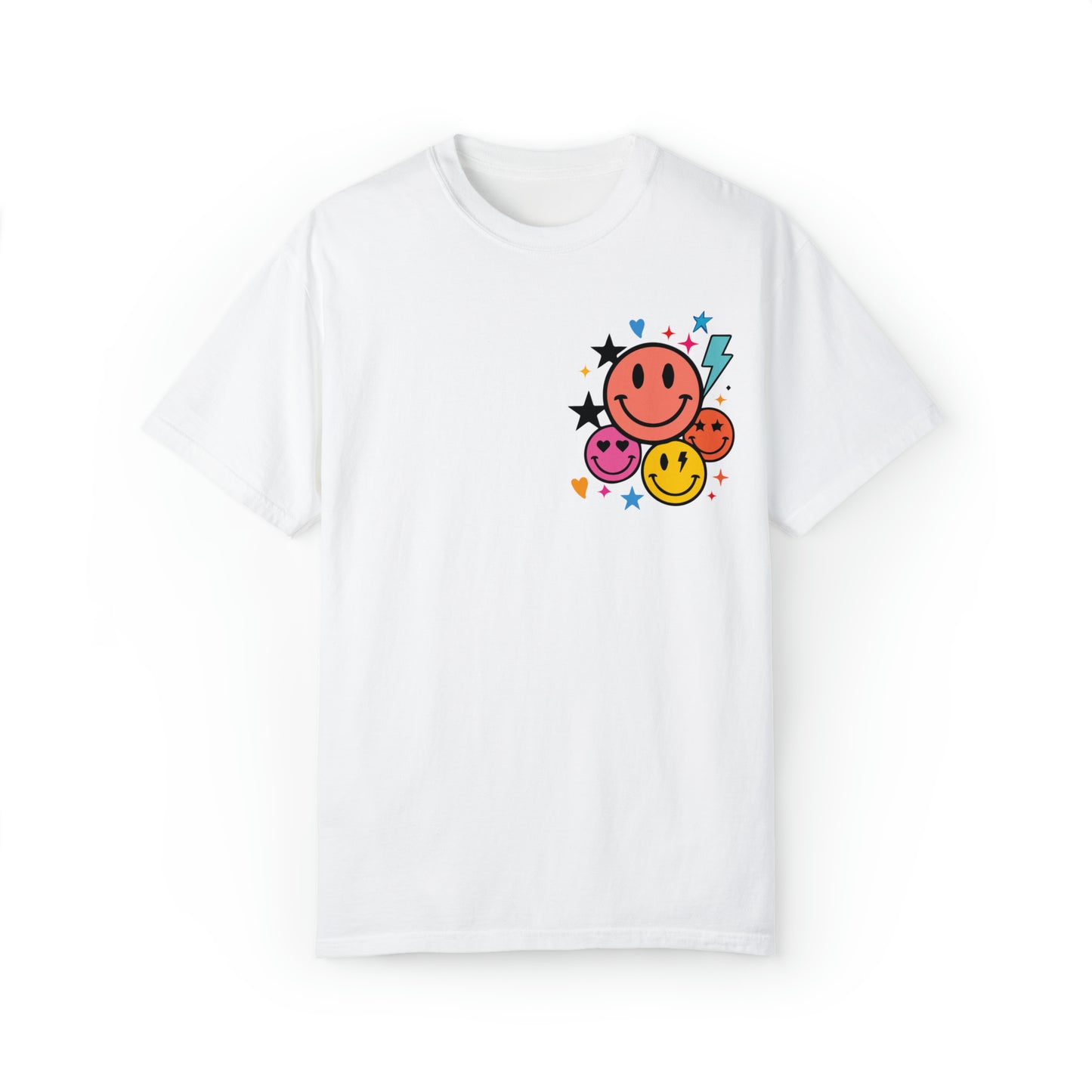 Jesus Smiley Unisex Garment-Dyed T-shirt