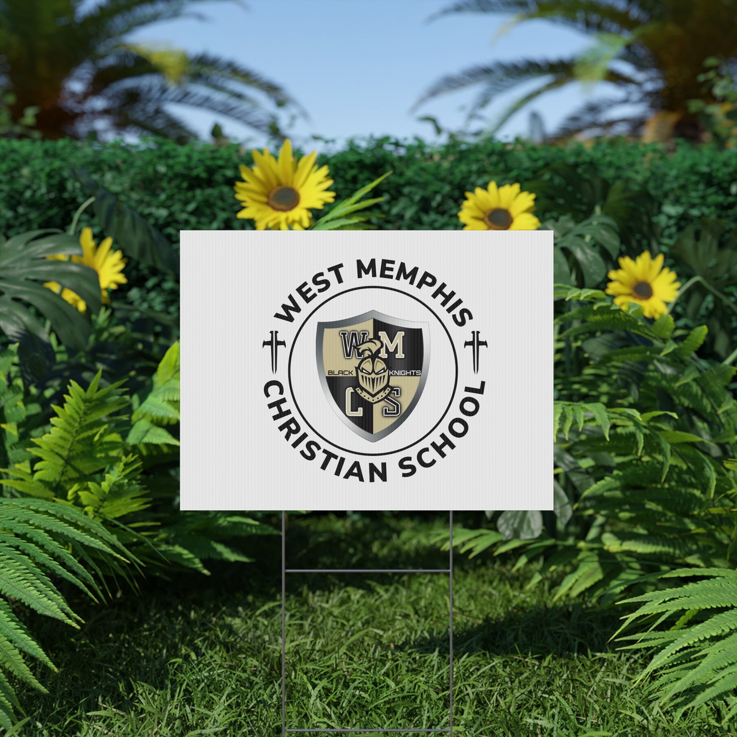Plastic Yard Sign