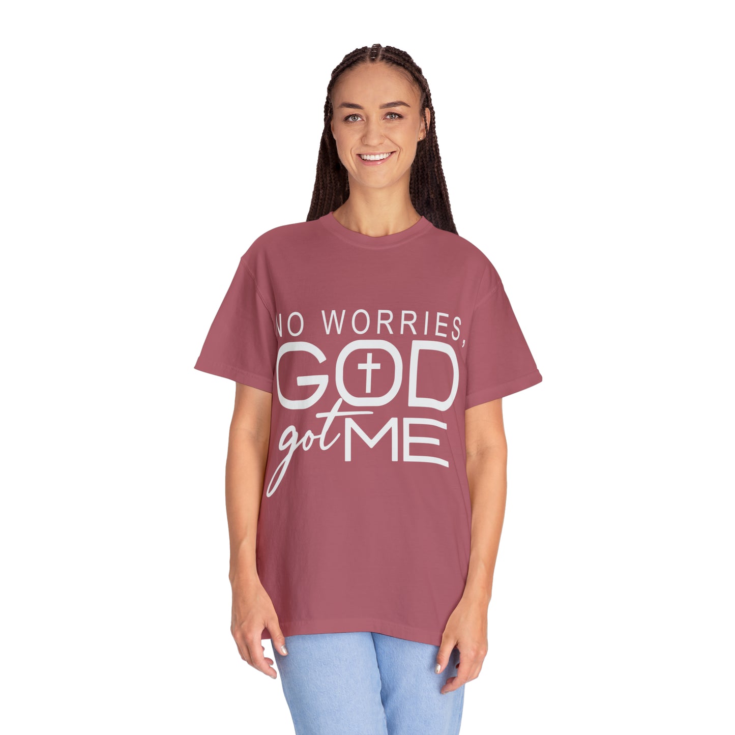 Gods got me  Unisex Garment-Dyed T-shirt