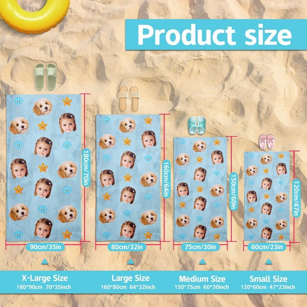 Personalized Beach Towels for Kids - Custom Ice Cream Drip Baseball Beach Towel for Boys,Customized Ultra Absorbent Super Soft Swim/Pool Towel,Team Gift,Youth Baseball Gift for Boys