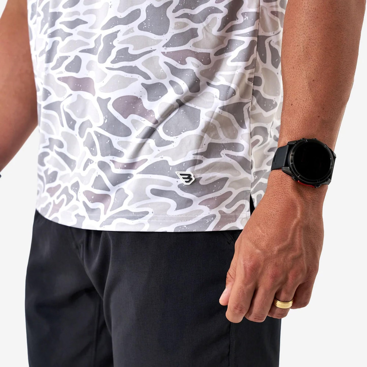 Burlebo Go to Tee – Men’s Lightweight Performance Shirt with UPF 50 Sun Protection