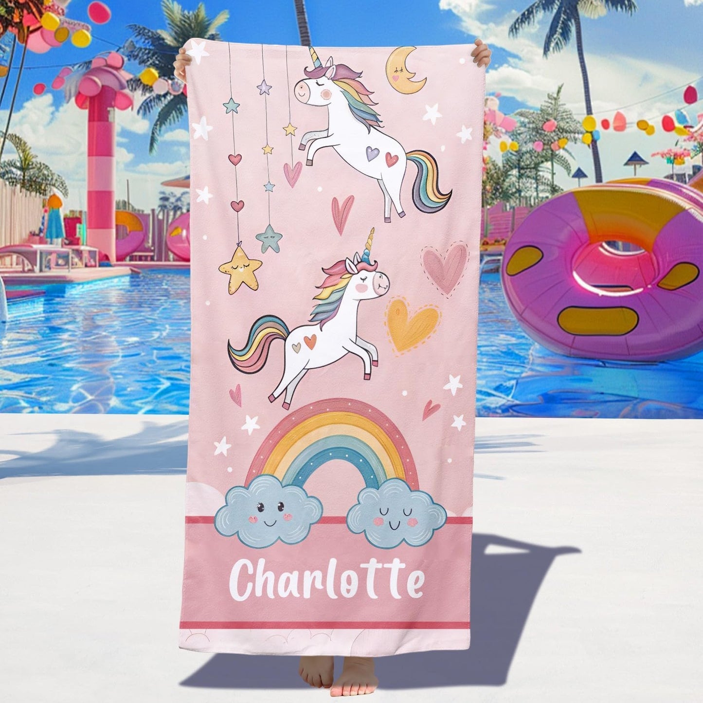 Personalized Beach Towels for Kids - Custom Ice Cream Drip Baseball Beach Towel for Boys,Customized Ultra Absorbent Super Soft Swim/Pool Towel,Team Gift,Youth Baseball Gift for Boys
