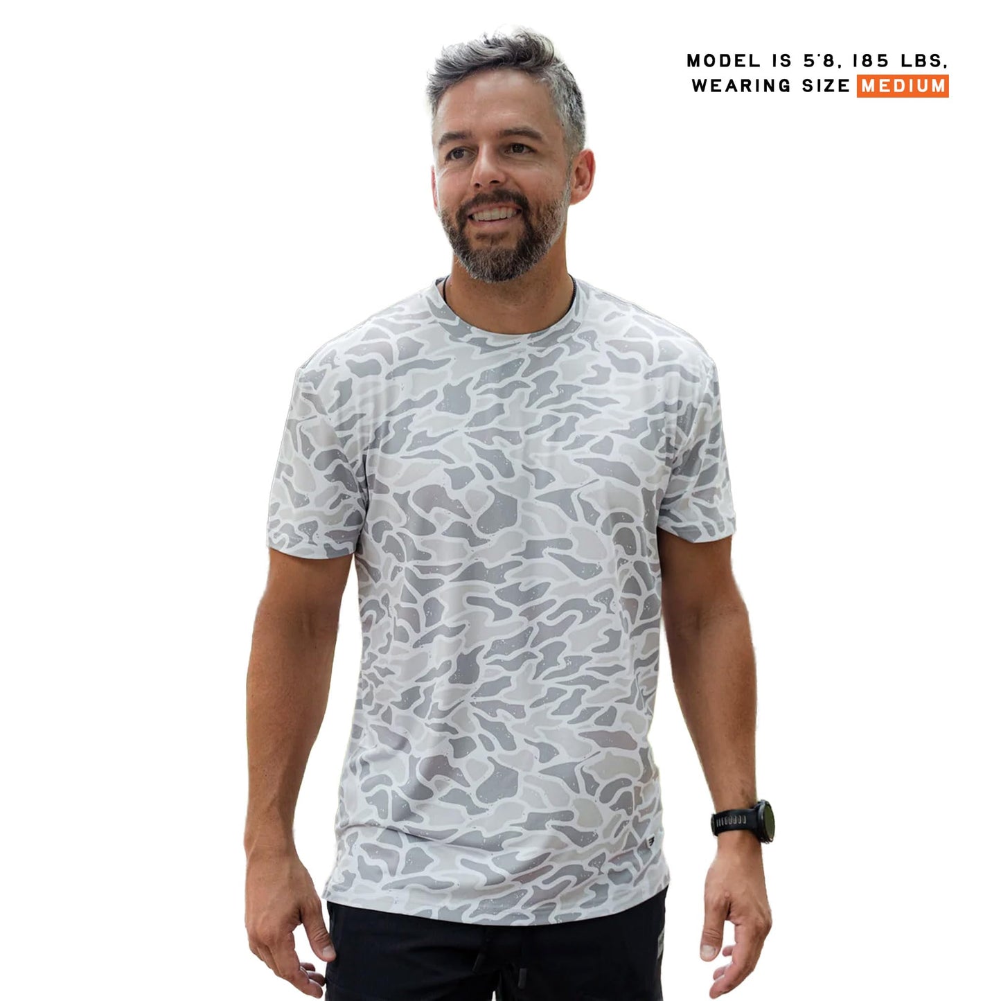 Burlebo Go to Tee – Men’s Lightweight Performance Shirt with UPF 50 Sun Protection