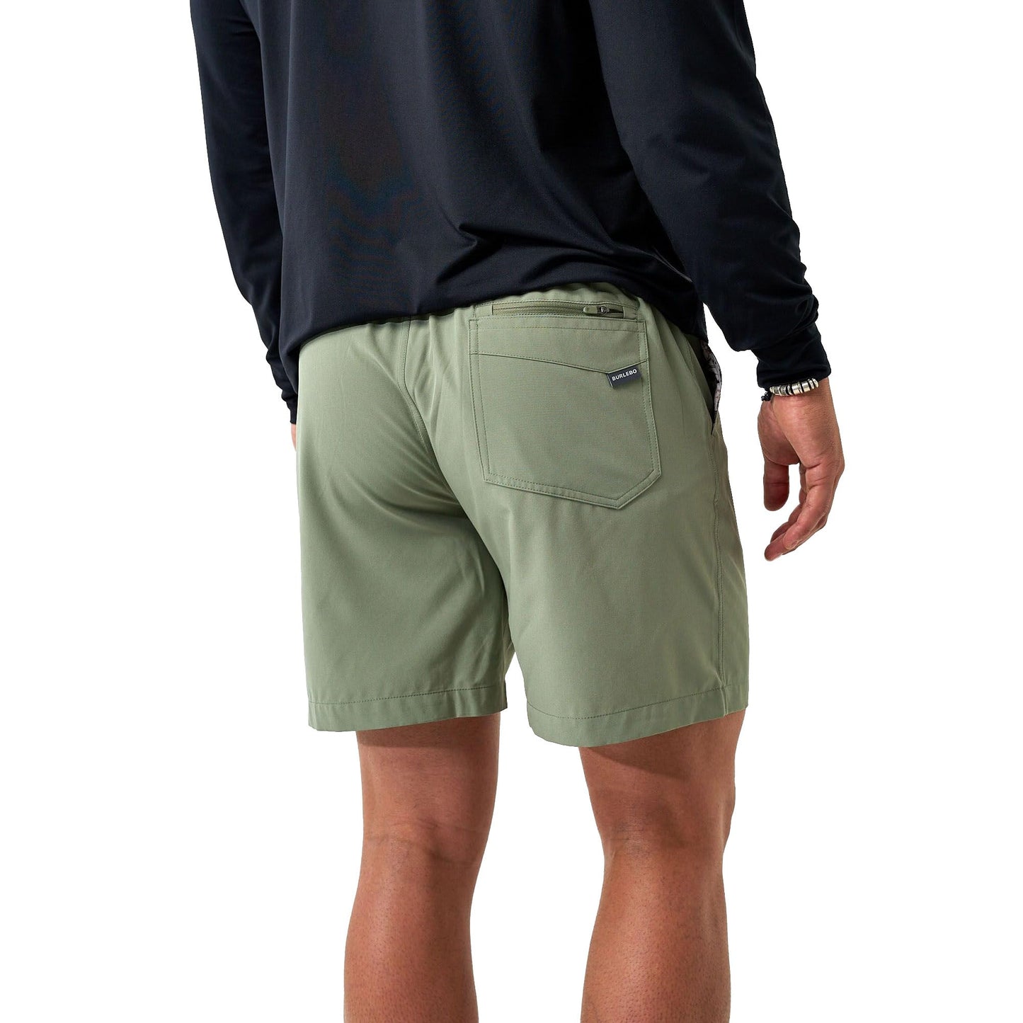 BURLEBO Men’s Everyday Shorts – Lightweight Casual Shorts with Stretch Fabric and Functional Pockets