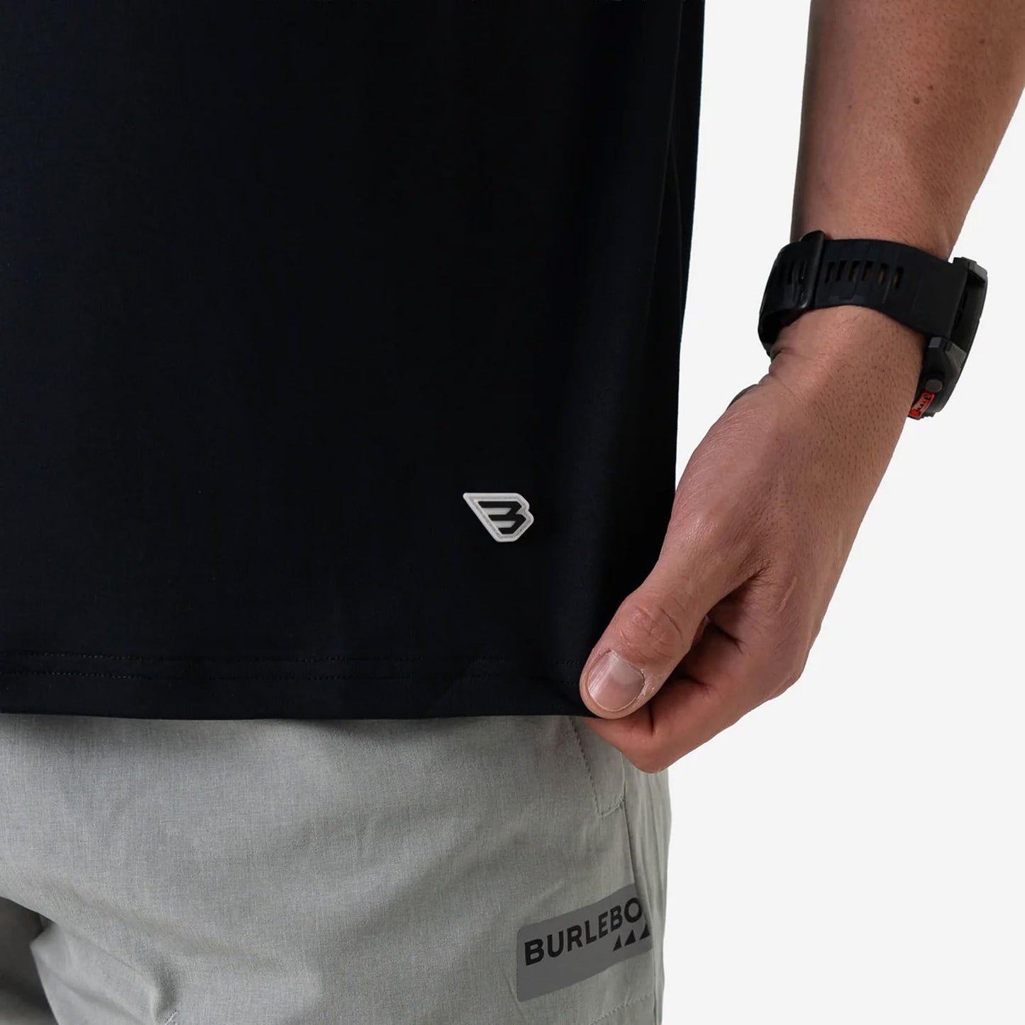 Burlebo Go to Tee – Men’s Lightweight Performance Shirt with UPF 50 Sun Protection