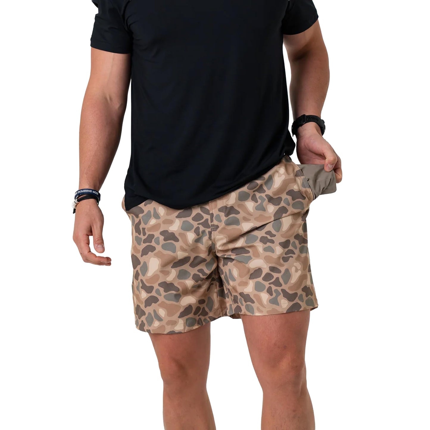 BURLEBO Men’s Everyday Shorts – Lightweight Casual Shorts with Stretch Fabric and Functional Pockets