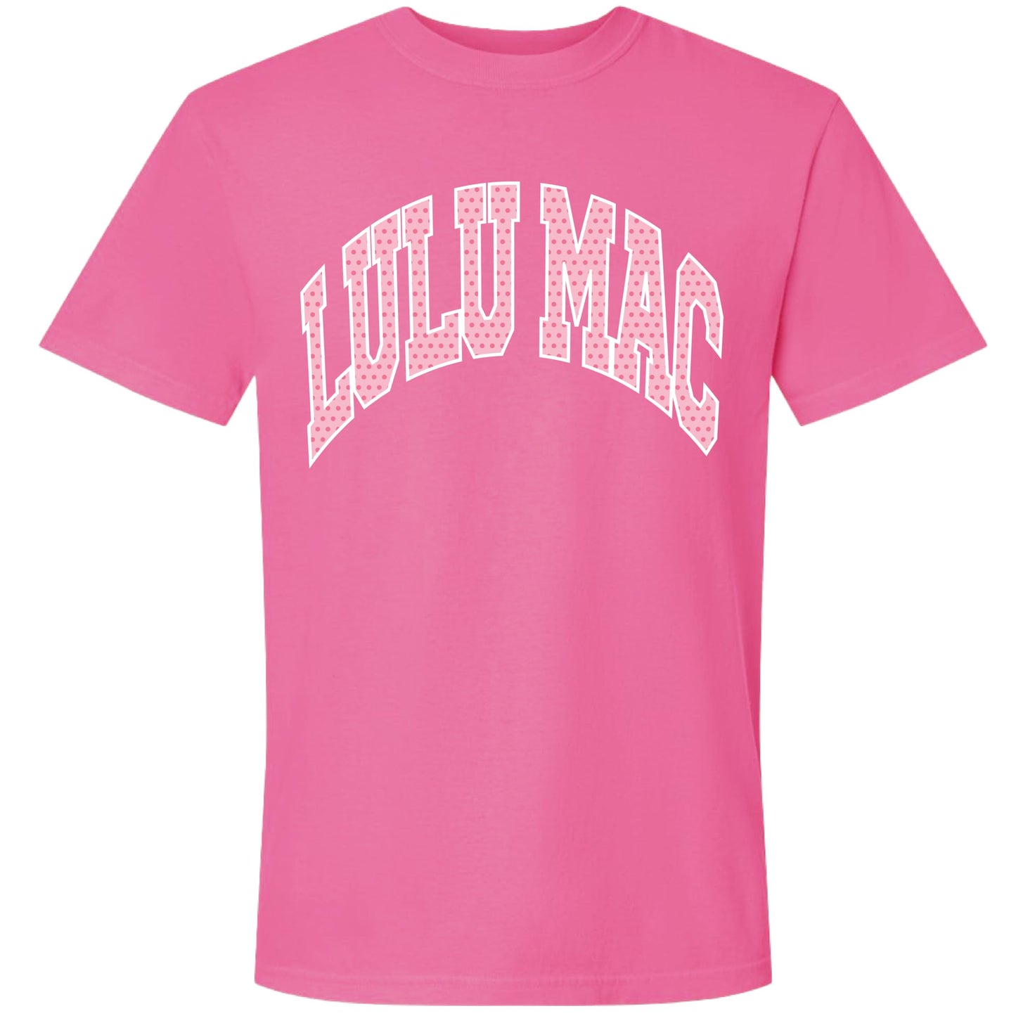 LULU MAC Polka Dot Comfort Colors T-Shirt - Adult