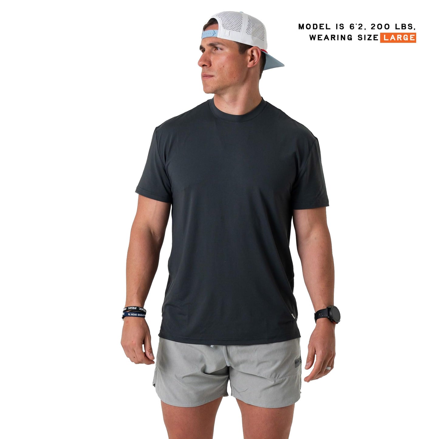Burlebo Go to Tee – Men’s Lightweight Performance Shirt with UPF 50 Sun Protection