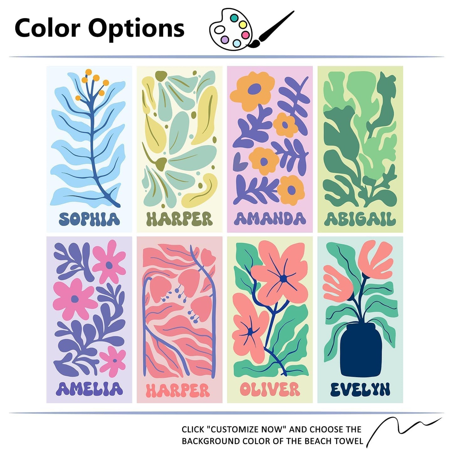 Personalized Beach Towels for Kids Adults - Custom Kids Beach Towels with Names- Customized Sand Free Quick Dry Striped Bath/Pool/Beach Towel for Boys Girls Women Men(Color1)