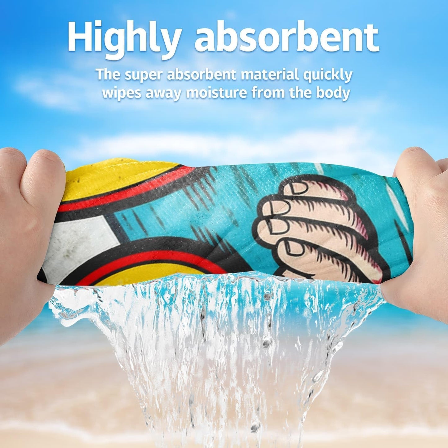 Personalized Beach Towels for Kids - Custom Ice Cream Drip Baseball Beach Towel for Boys,Customized Ultra Absorbent Super Soft Swim/Pool Towel,Team Gift,Youth Baseball Gift for Boys