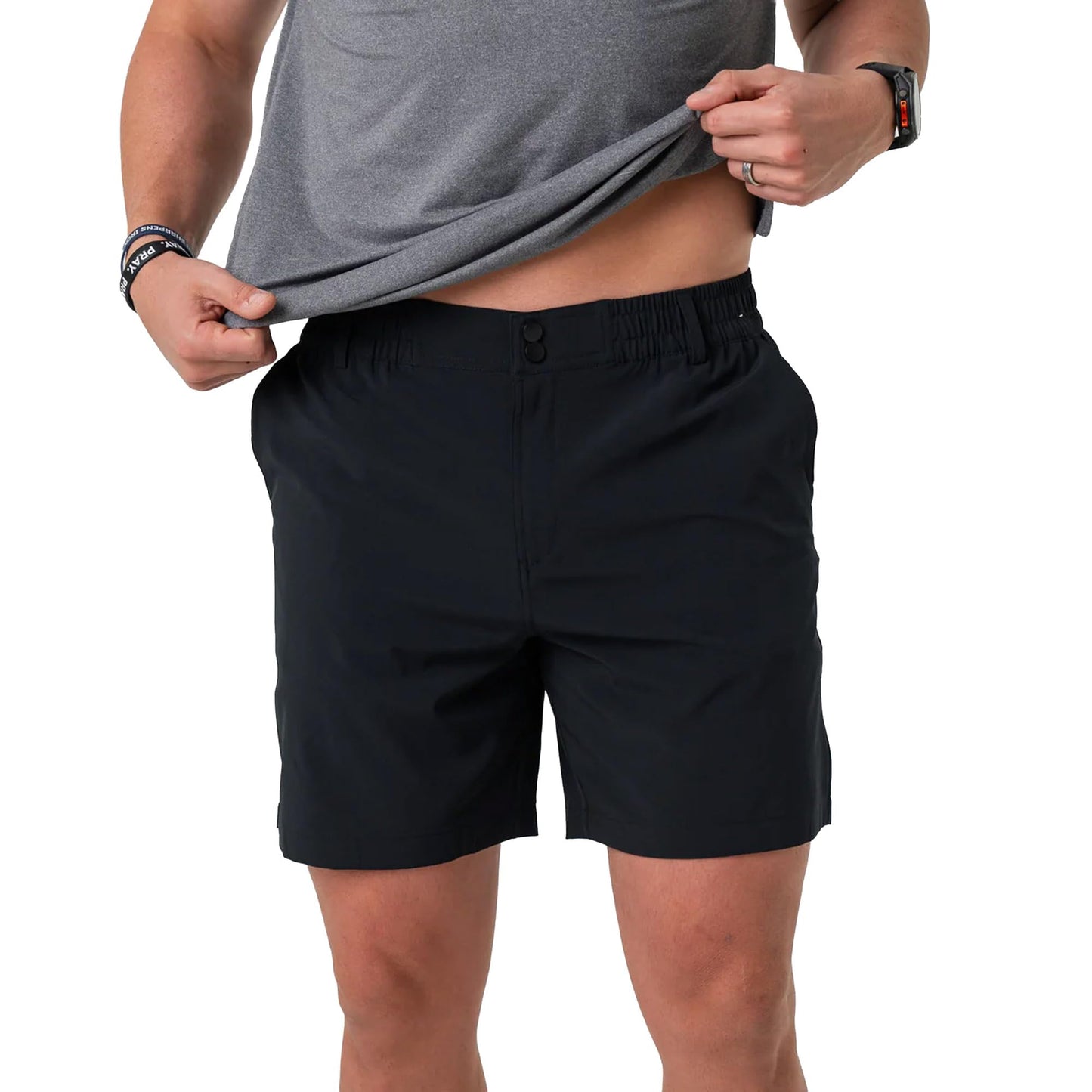 BURLEBO Men’s Everyday Shorts – Lightweight Casual Shorts with Stretch Fabric and Functional Pockets