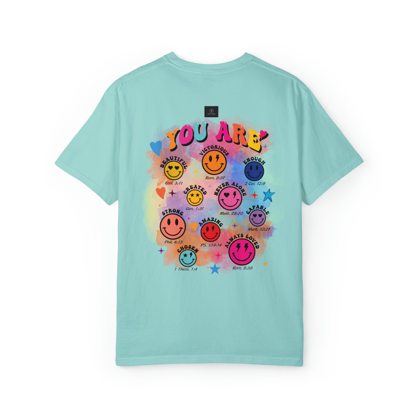 Jesus Smiley Unisex Garment-Dyed T-shirt