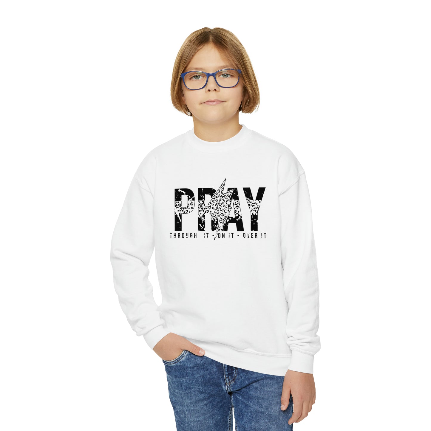 Pray Youth Crewneck Sweatshirt