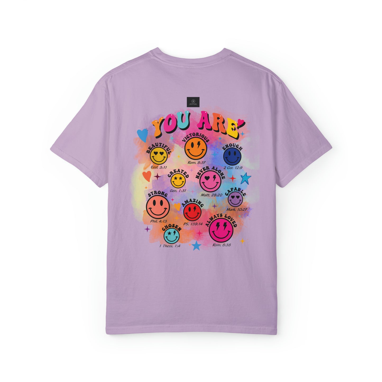 Jesus Smiley Unisex Garment-Dyed T-shirt