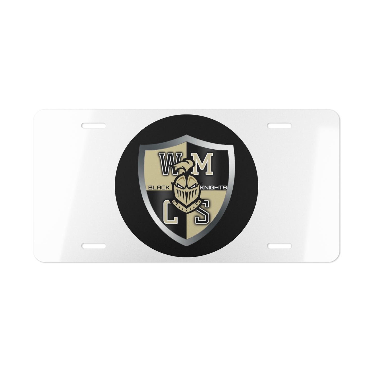 BLACK KNIGHTS Vanity Plate