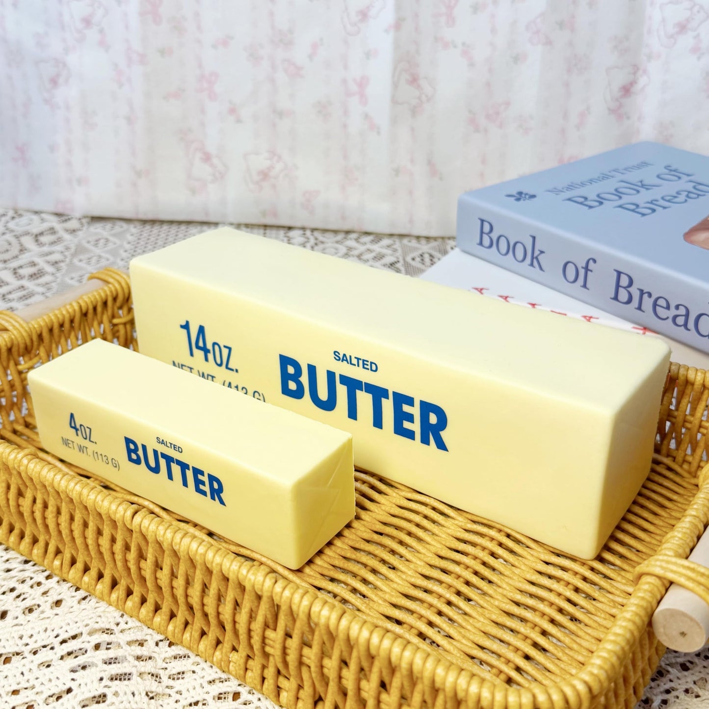 9.5in Butter Squishy,Large Slow Rising Squishy，Sticky Butter Sticks Squeeze Toy,Large Fidget ,Party Favor
