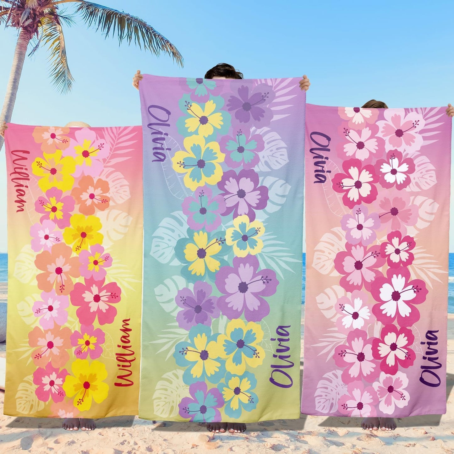 Personalized Beach Towels for Kids - Custom Ice Cream Drip Baseball Beach Towel for Boys,Customized Ultra Absorbent Super Soft Swim/Pool Towel,Team Gift,Youth Baseball Gift for Boys