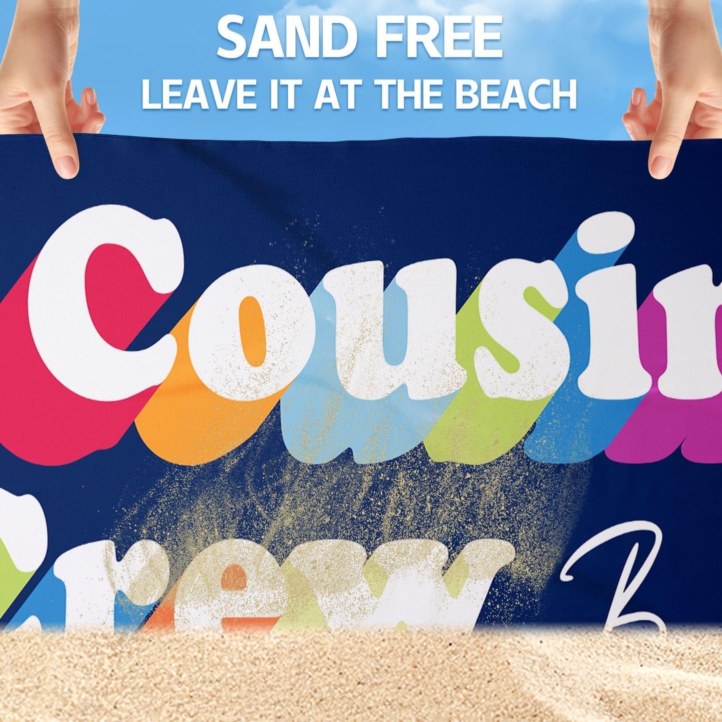 Personalized Beach Towels for Kids Adults - Custom Kids Beach Towels with Names- Customized Sand Free Quick Dry Striped Bath/Pool/Beach Towel for Boys Girls Women Men(Color1)
